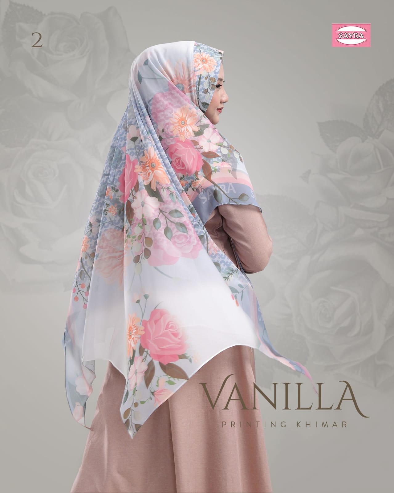 Vanilla Khimar Pari Printing - Image 5
